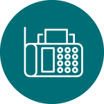 アイコン：FAXで119番通報するイメージ