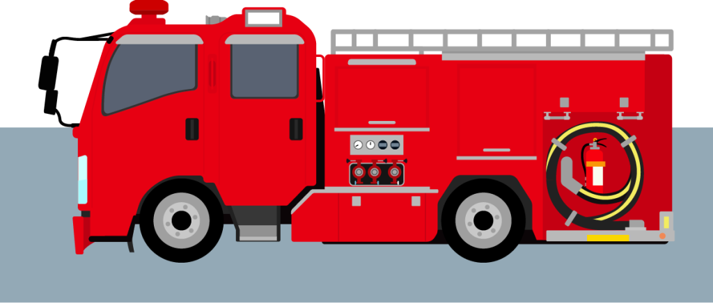 画像：消防車のイメージ