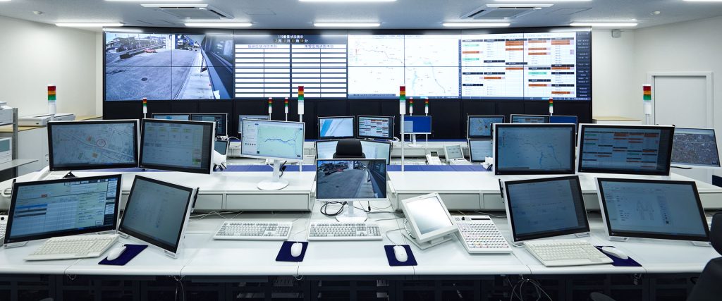 指令室の全景